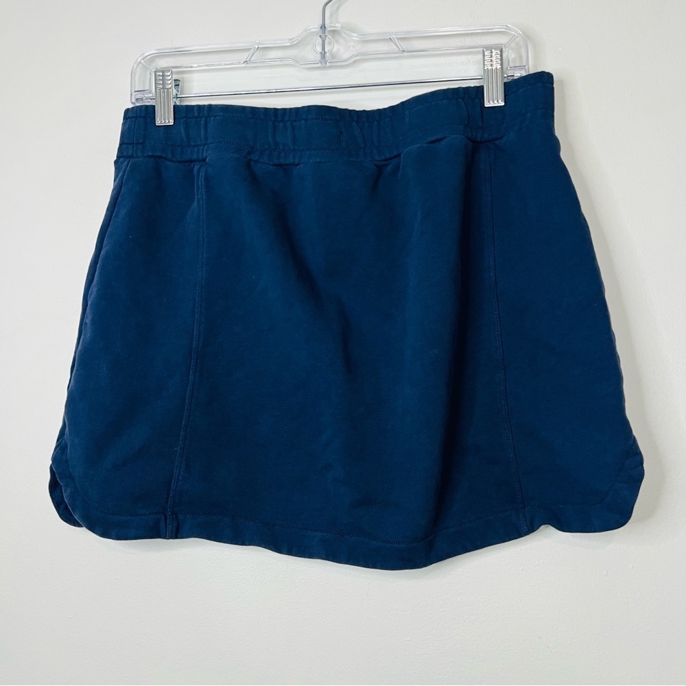 Outdoor voices Organic Cotton Terry Skirt navy size medium - Picture 6 of 6